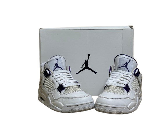 Jordan 4 Mettalic Purple - Taille 40 - État 9/10