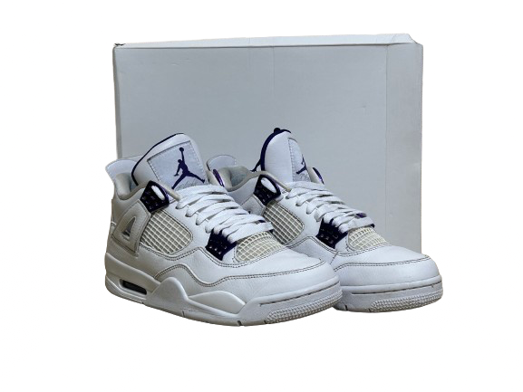 Jordan 4 Mettalic Purple - Taille 40 - État 9/10
