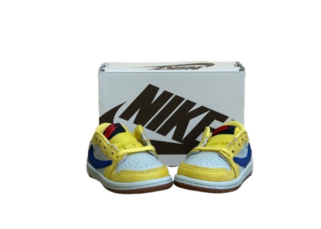 Jordan 1 Low Travis Scott Canary - Taille 21 - État 10/10 (DS)