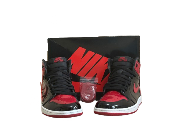 Jordan 1 High Patent Bred - Taille 43 - État 9/10