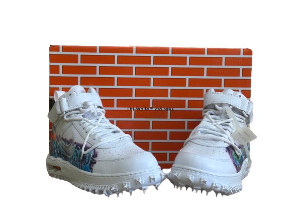 Air Force 1 Mid Off-White Graffiti - Taille 43 - État 10/10 (DS)