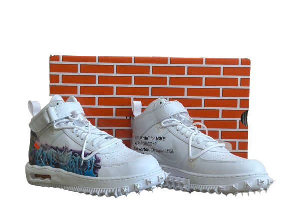 Air Force 1 Mid Off-White Graffiti - Taille 43 - État 10/10 (DS)
