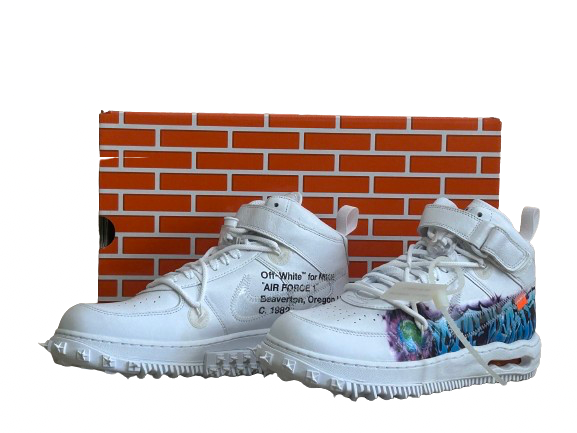 Air Force 1 Mid Off-White Graffiti - Taille 43 - État 10/10 (DS)