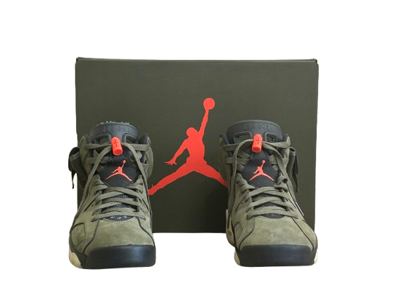 Jordan 6 Travis Scott Olive - Taille 41 - État 9/10