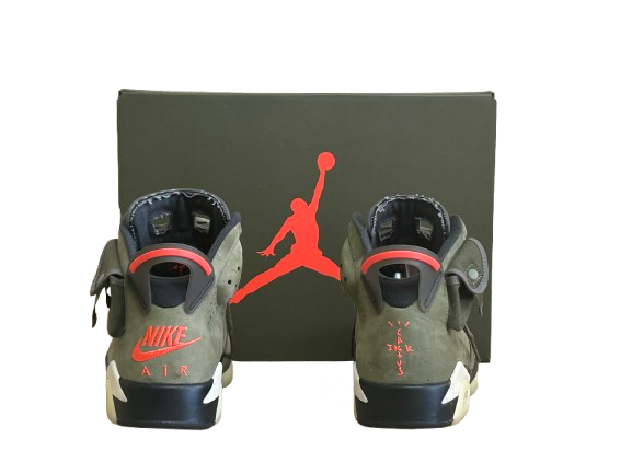 Jordan 6 Travis Scott Olive - Taille 41 - État 9/10