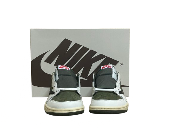 Jordan 1 Low Travis Medium Olive - Taille 41 - État 10/10 (DS)