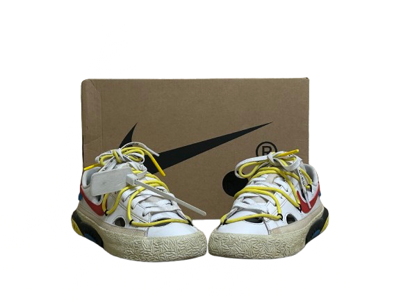 Nike Blazer Low Off-White University Red - Taille 40 - État 9/10