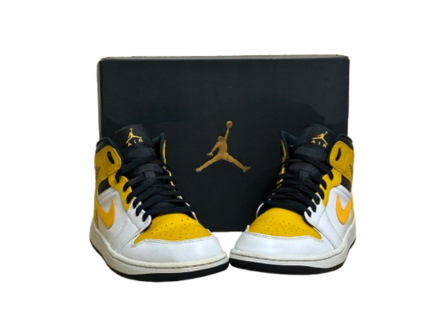 Jordan 1 Mid University Gold - Taille 44 - État 9/10