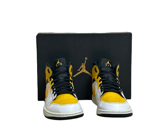 Jordan 1 Mid University Gold - Taille 44 - État 9/10
