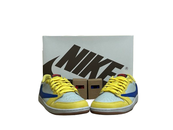Jordan 1 Low Travis Scott Canary - Taille 44 - État 9,5/10