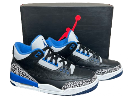 Jordan 3 Sport Blue - Taille 42,5 - Etat 9,5/10
