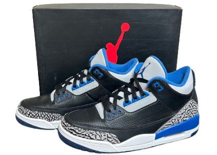 Jordan 3 Sport Blue - Taille 42,5 - Etat 9,5/10