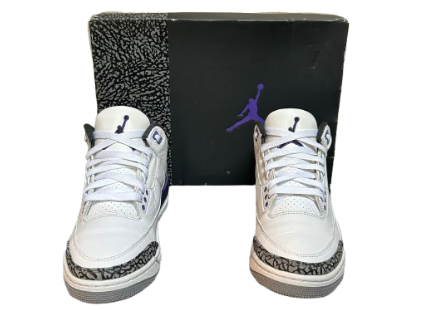 Jordan 3 Dark iris Taille - 40,5 - État 9,5/10