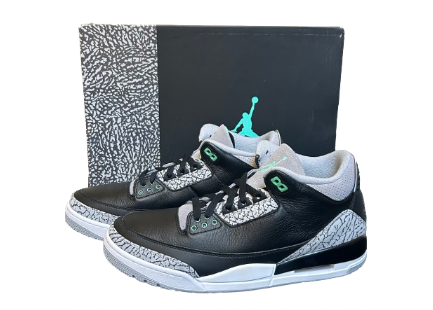 Jordan 3 Green Glow - Taille 44,5 - État 10/10 (DS)