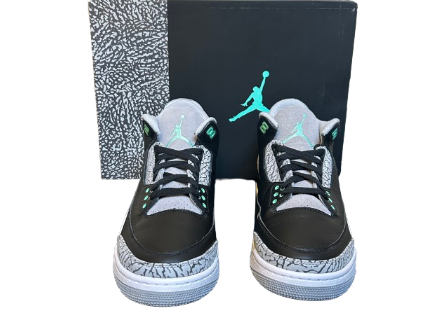 Jordan 3 Green Glow - Taille 44,5 - État 10/10 (DS)