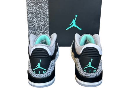 Jordan 3 Green Glow - Taille 44,5 - État 10/10 (DS)