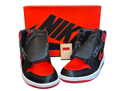 Jordan 1 High Satin Bred - Taille 44,5 - État 10/10 (DS)
