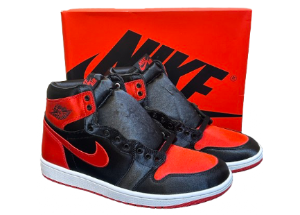 Jordan 1 High Satin Bred - Taille 44,5 - État 10/10 (DS)