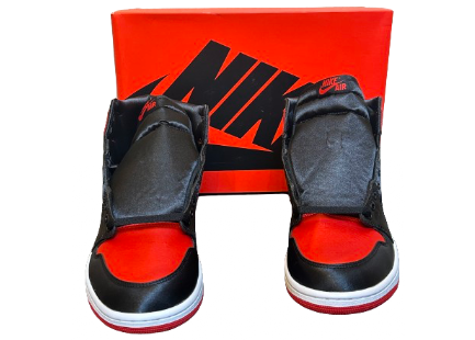 Jordan 1 High Satin Bred - Taille 44,5 - État 10/10 (DS)