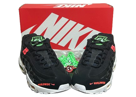 Air Max 95 WorldWild Noir - Taille 40,5 - État 8,5/10