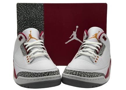 Jordan 3 Cardinal Red - Taille 43 - État 10/10 DS