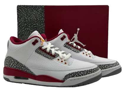 Jordan 3 Cardinal Red - Taille 43 - État 10/10 DS