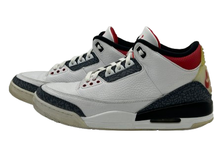 Jordan 3 Red Denim - Taille 44 - État 7,5/10